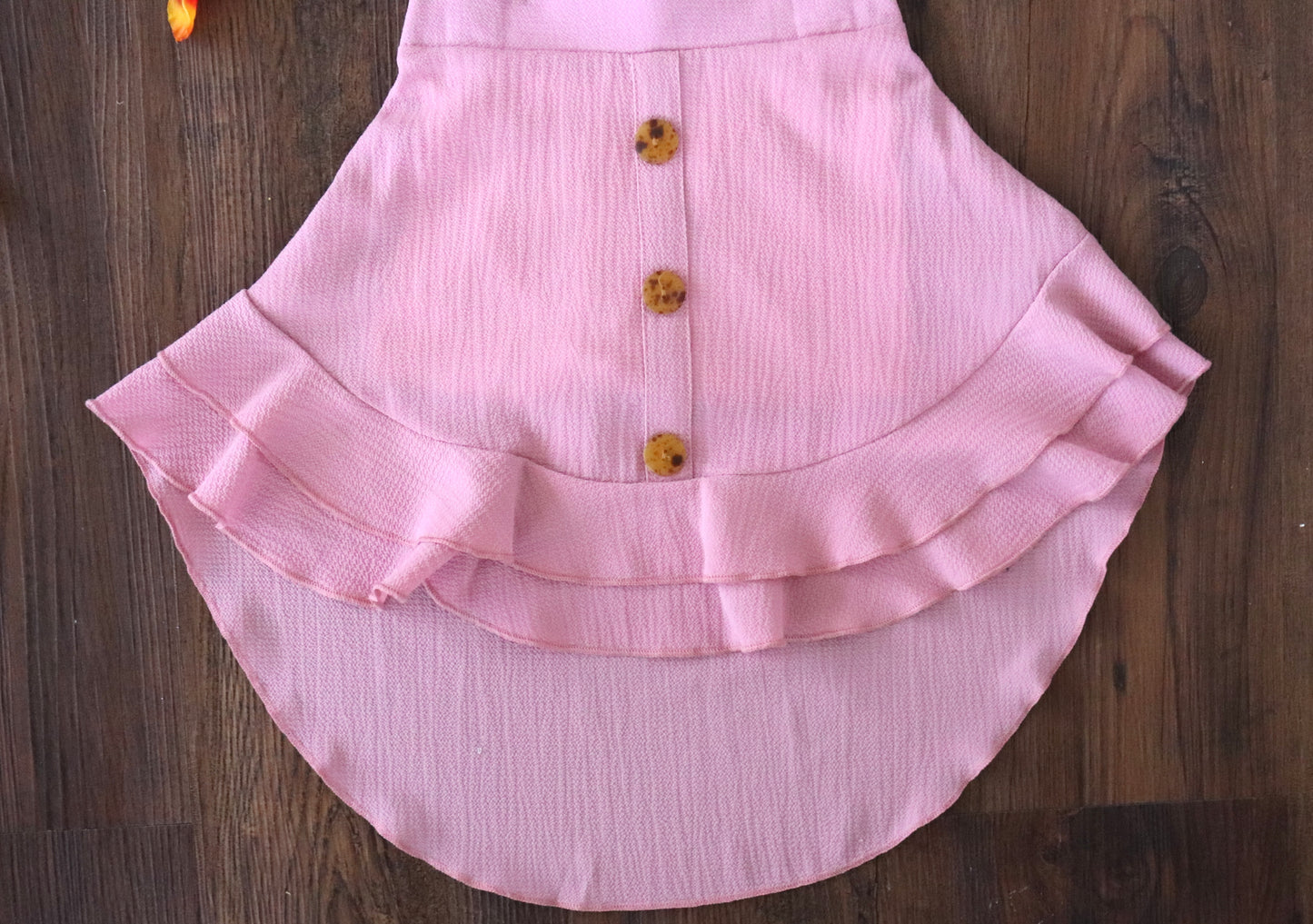 Ruffle Skirt Set - Pink