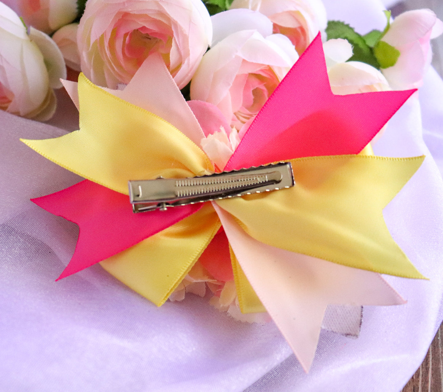 HAWAIIAN TROPICAL HAIR BOW