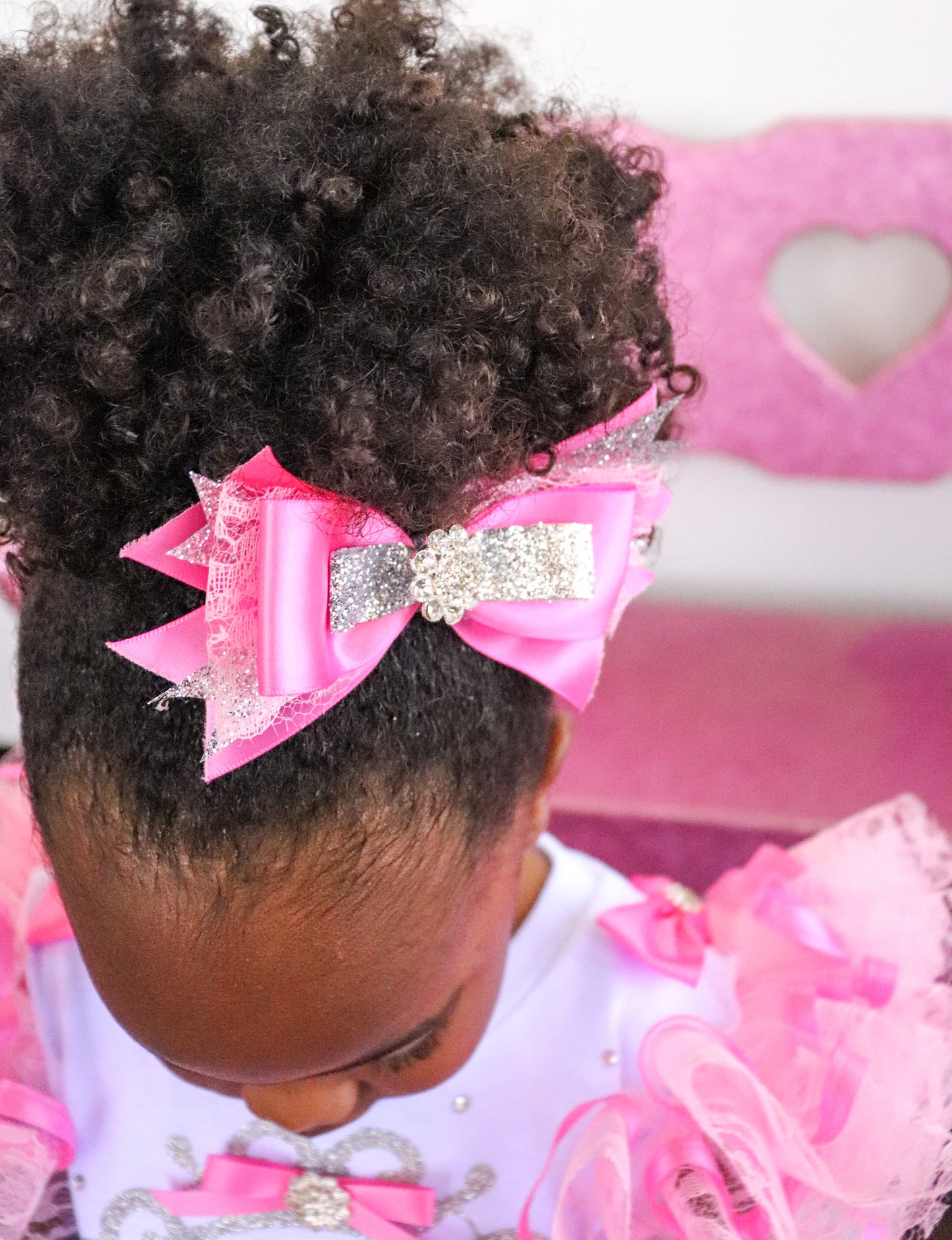 PRINCESS HAIRBOW WITH LACE