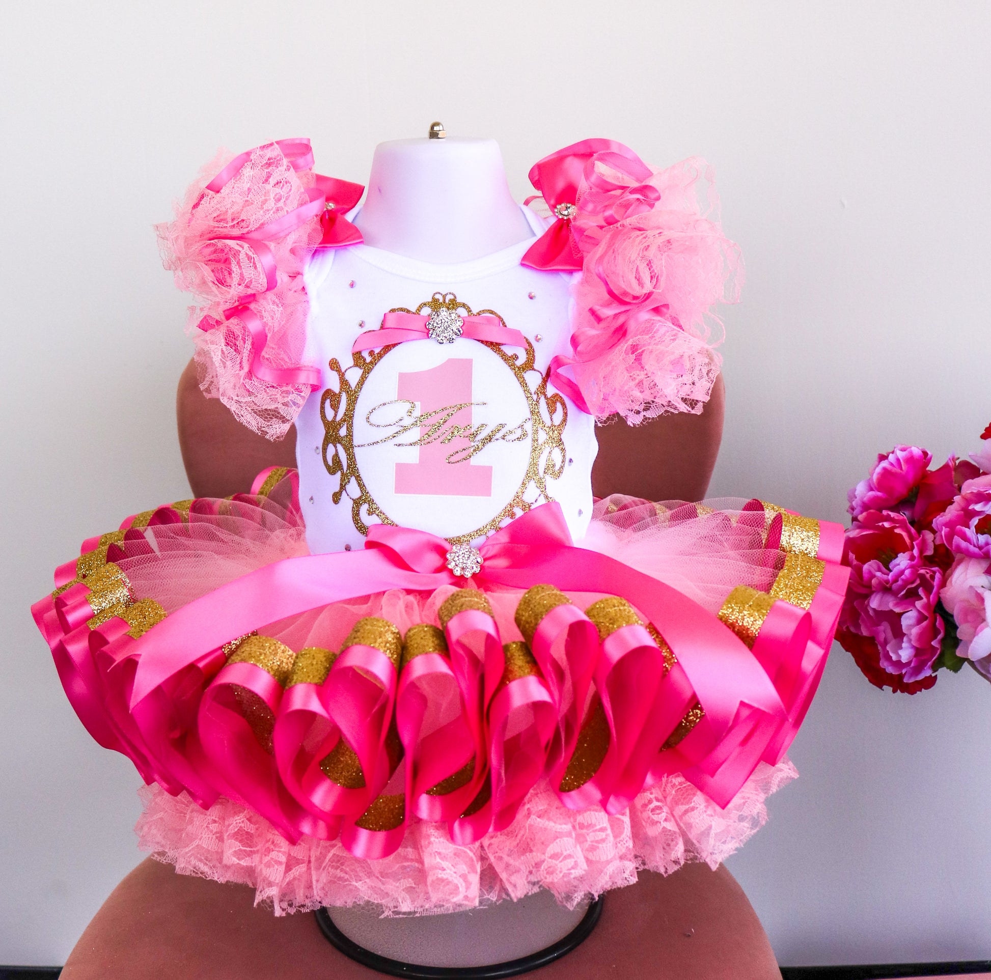 Fairytale Princess Tutu Set - Gold Pinkerflies Fairytale Princess Tutu Set - Gold Pinkerflies