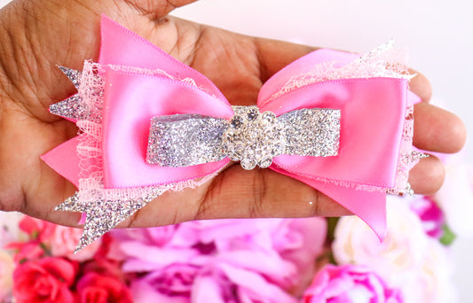 PRINCESS HAIRBOW WITH LACE