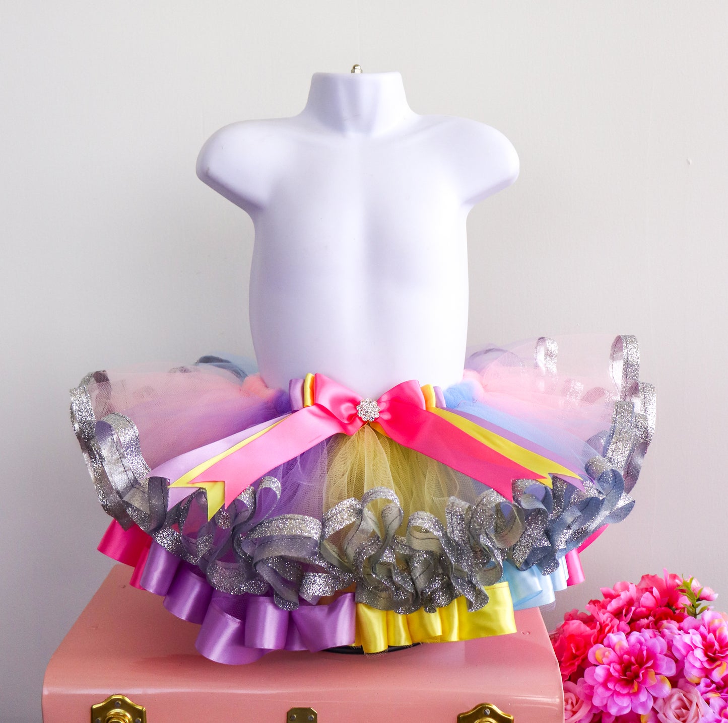 Rainbow Tutu - Silver